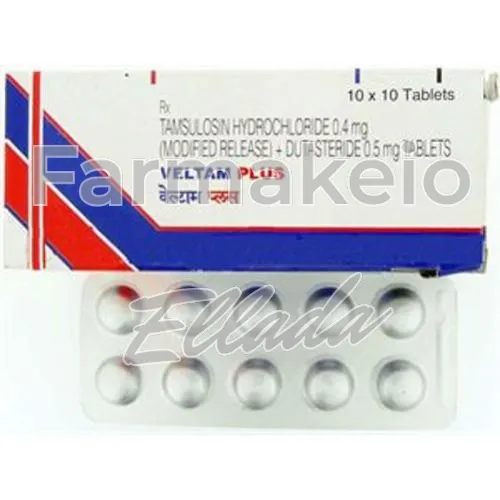 dutasteride + tamsulosin (δουταστερίδη + ταμσουλοσίνη) χωρίς ιατρική συνταγή