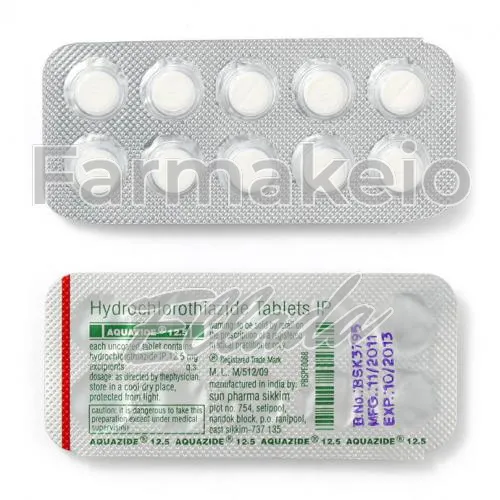 hydrochlorothiazide (υδροχλωροθειαζίδη) χωρίς ιατρική συνταγή